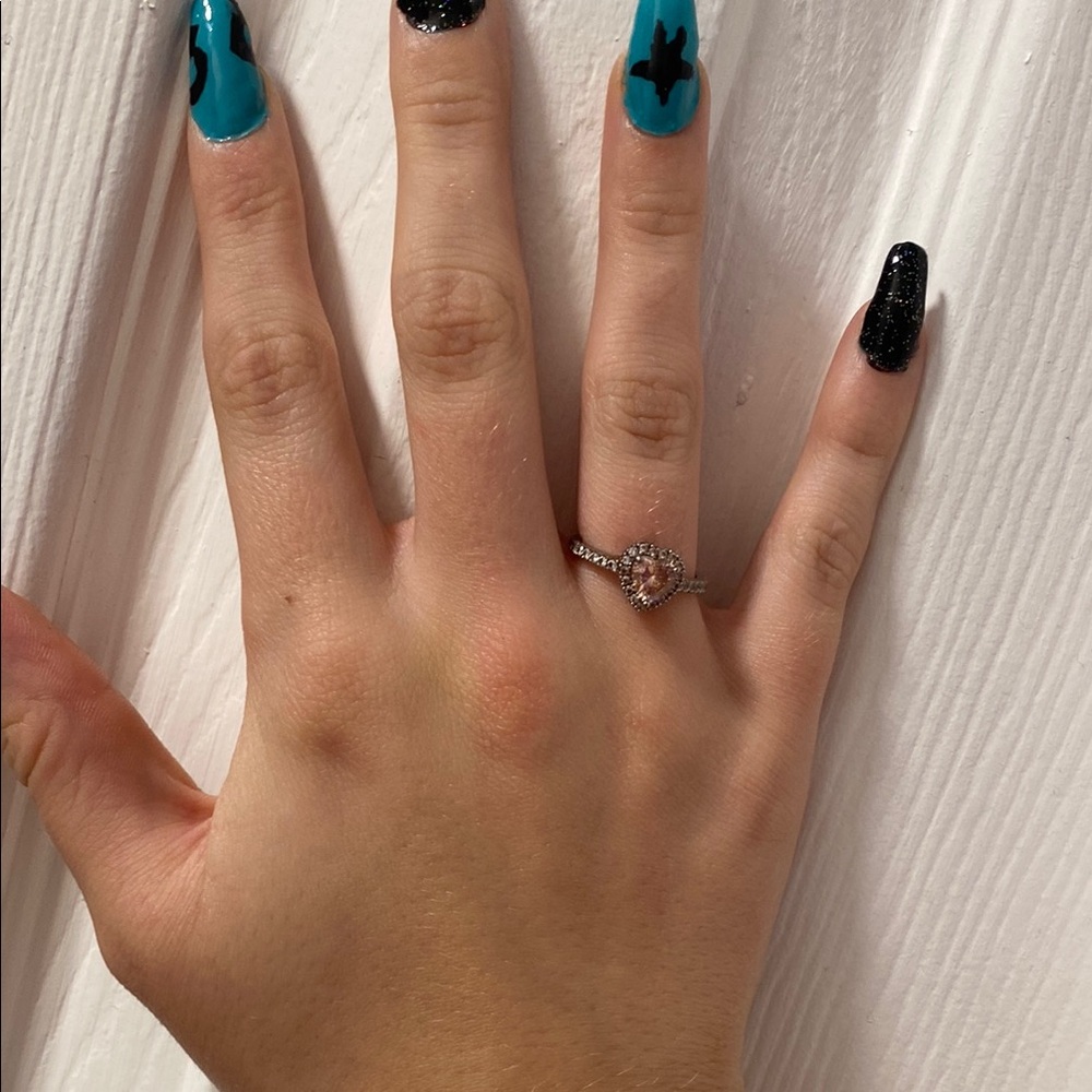 Size 6 silver promise ring